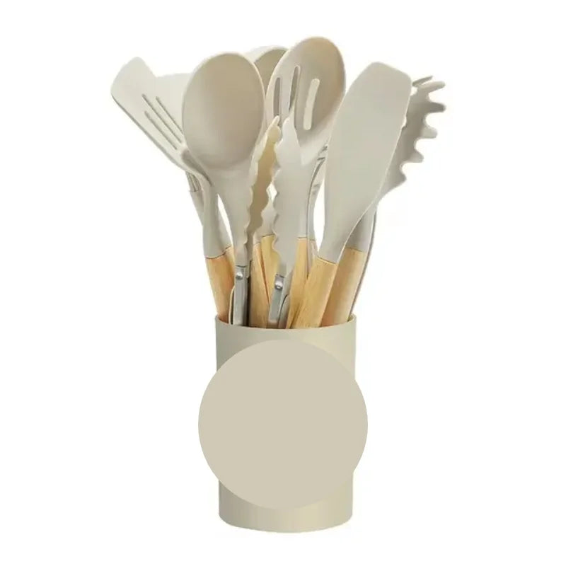 KIT de Utensílios de Cozinha 12 peças Silicone Chian