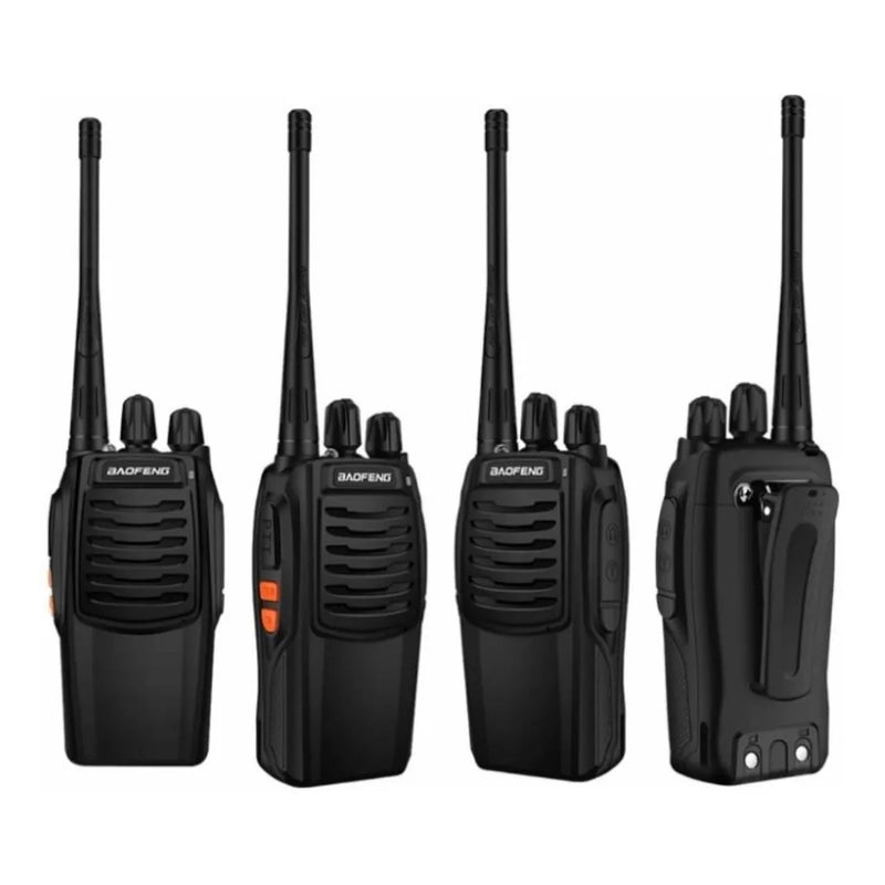 Kit 2 Rádio 777s Vhf/uhf 16 Canais Profissional Chian