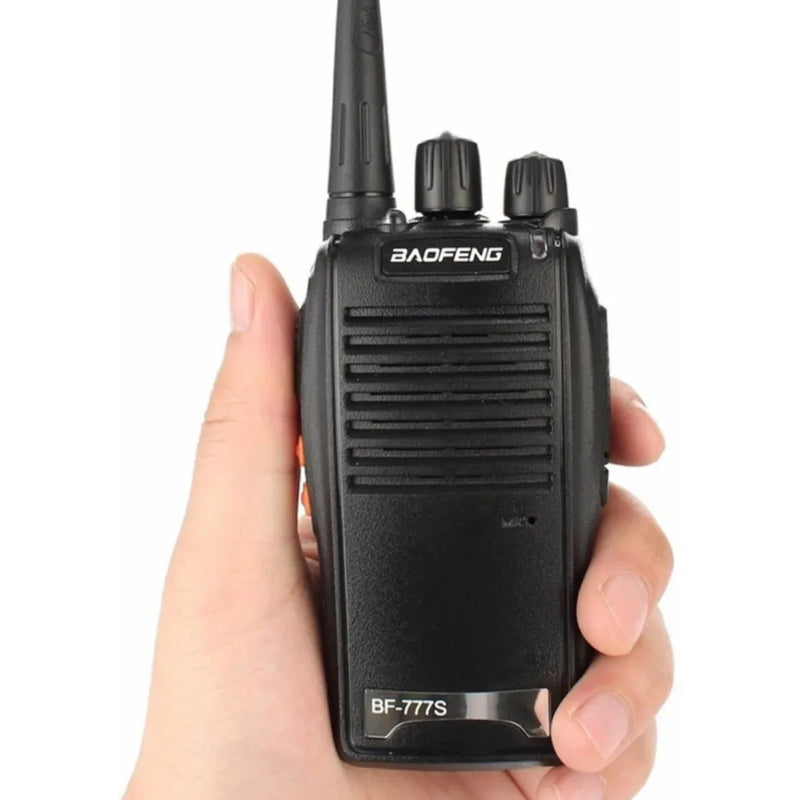 Kit 2 Rádio 777s Vhf/uhf 16 Canais Profissional Chian