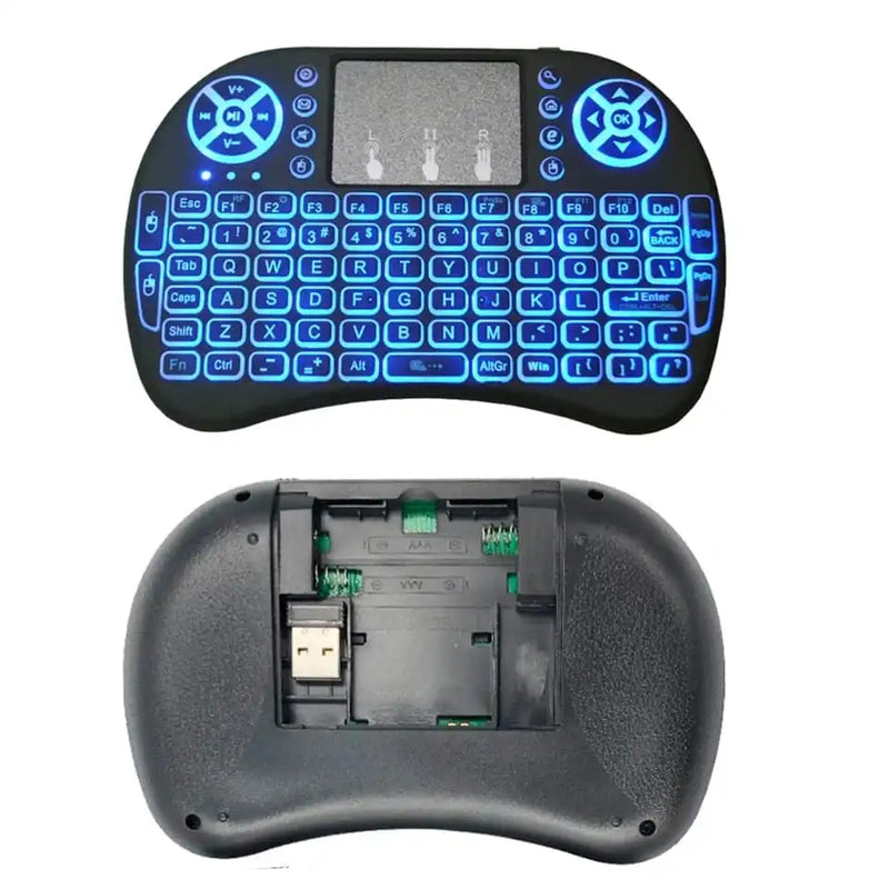 Mini Teclado Controle Remoto, TV Box PC Smart TV sem Fio Chian