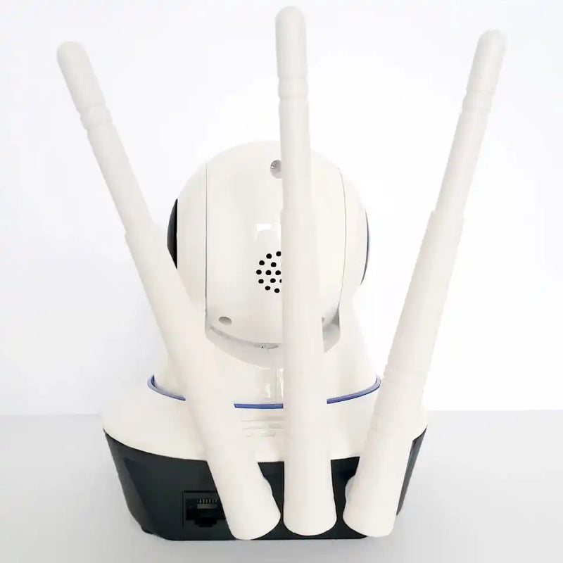 Câmera Robô 3 Antenas Wifi com rotação 360º com Audio (Baba Eletrônica) Chian