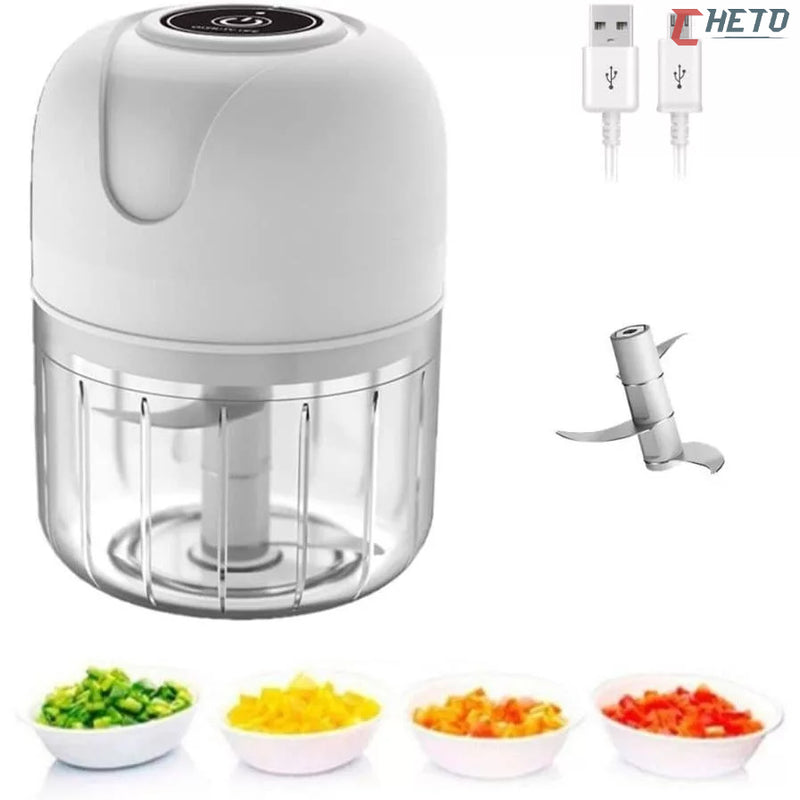 Mini Processador e Triturador Elétrico Sem Fio 250ML Chian